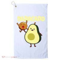 Dadacado Avocado 1st Birthday Dad Daddy Father Dada Golf Towel thumb 0