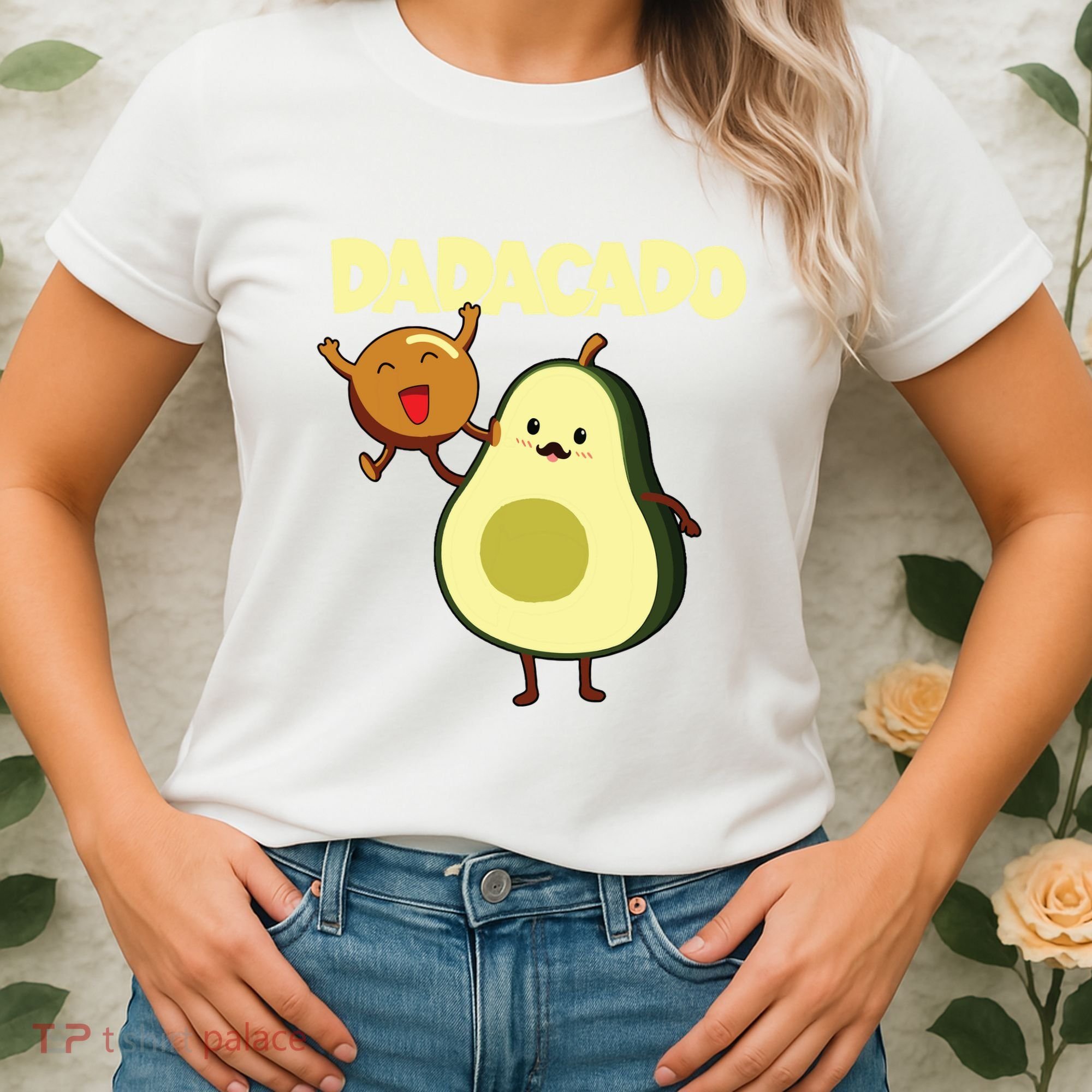 Dadacado Avocado 1st Birthday Dad Daddy Father Dada Women's T-Shirt