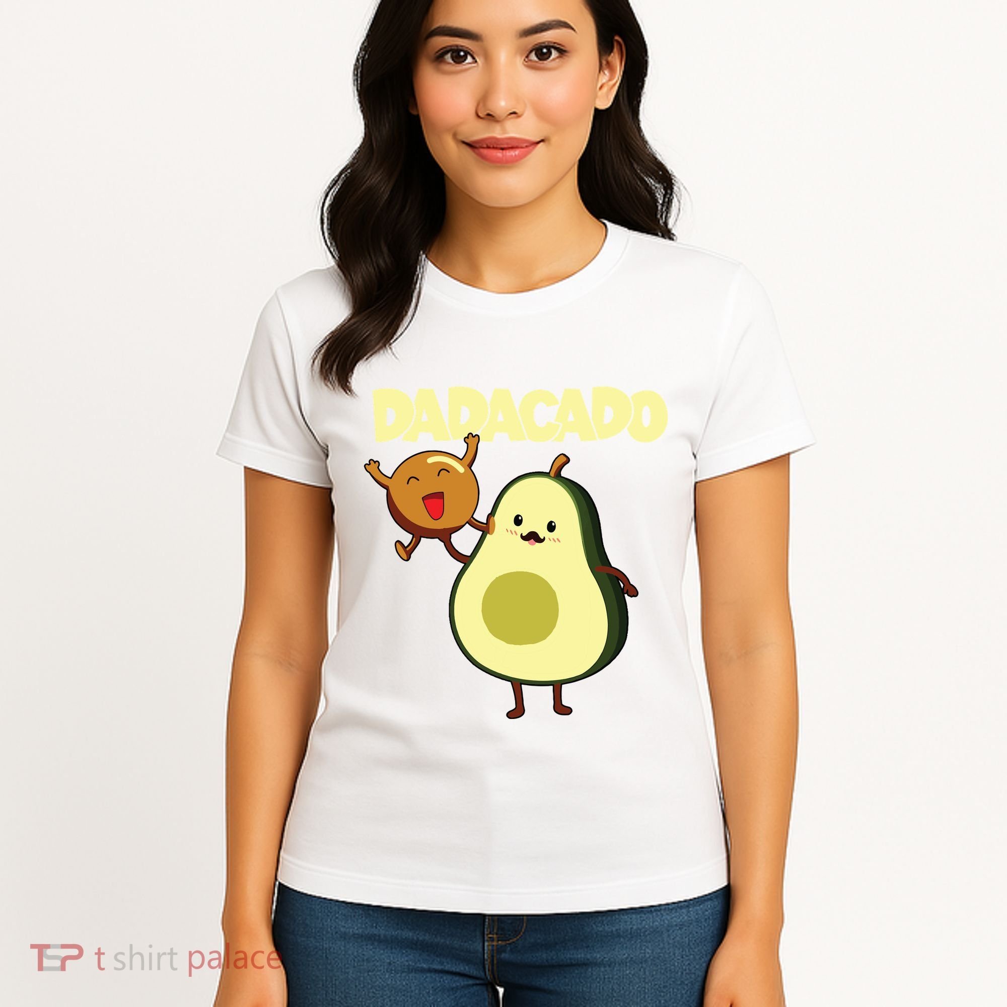 Dadacado Avocado 1st Birthday Dad Daddy Father Dada Women's T-Shirt