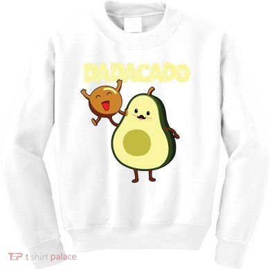 Dadacado Avocado 1st Birthday Dad Daddy Father Dada Kids Sweatshirt