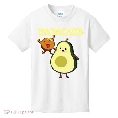 Dadacado Avocado 1st Birthday Dad Daddy Father Dada Kids T-Shirt