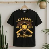 Diamonds Are A Girl Best Friend Friendship Bestfriend T-Shirt thumb 2