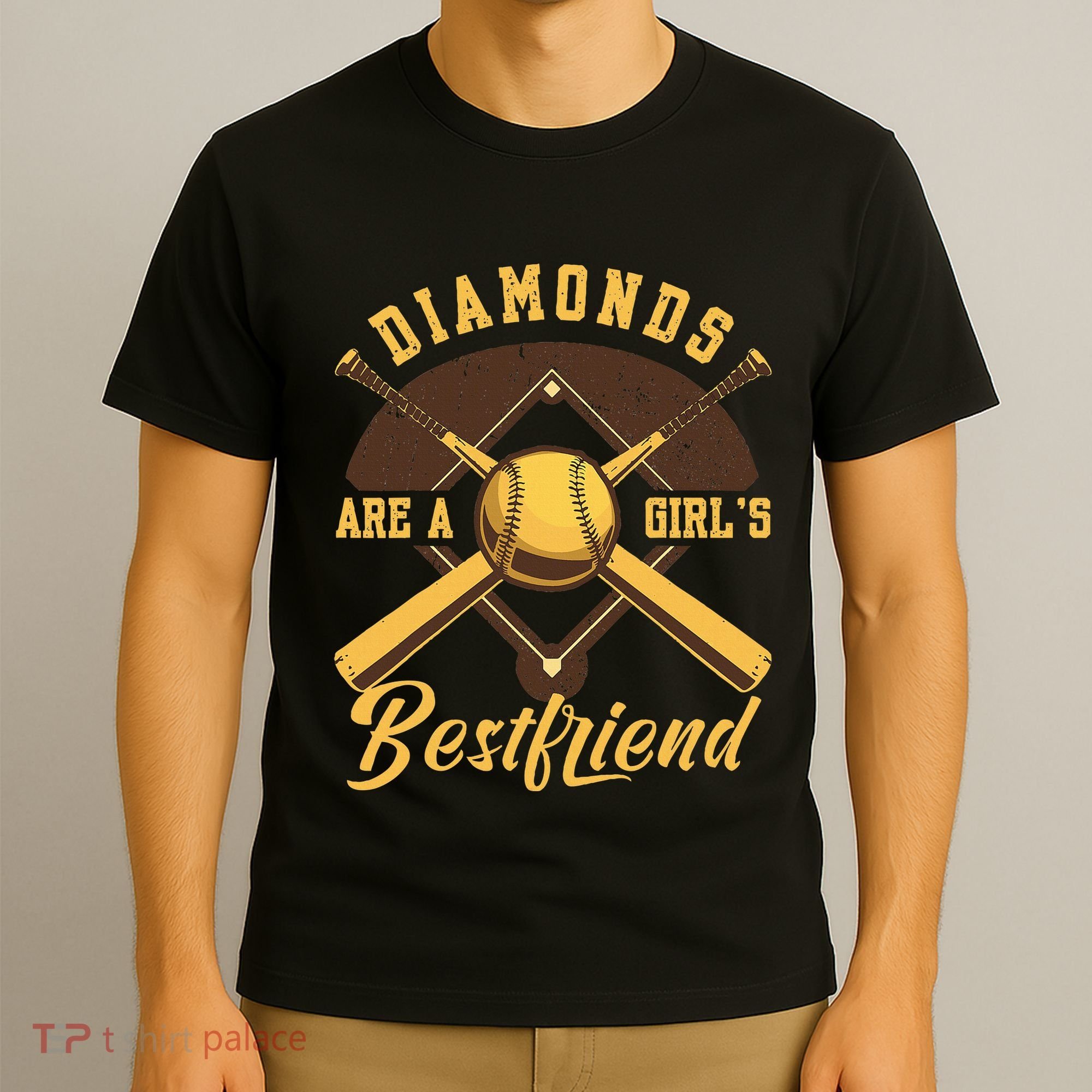 Diamonds Are A Girl Best Friend Friendship Bestfriend T-Shirt
