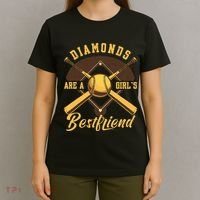 Diamonds Are A Girl Best Friend Friendship Bestfriend T-Shirt thumb 4