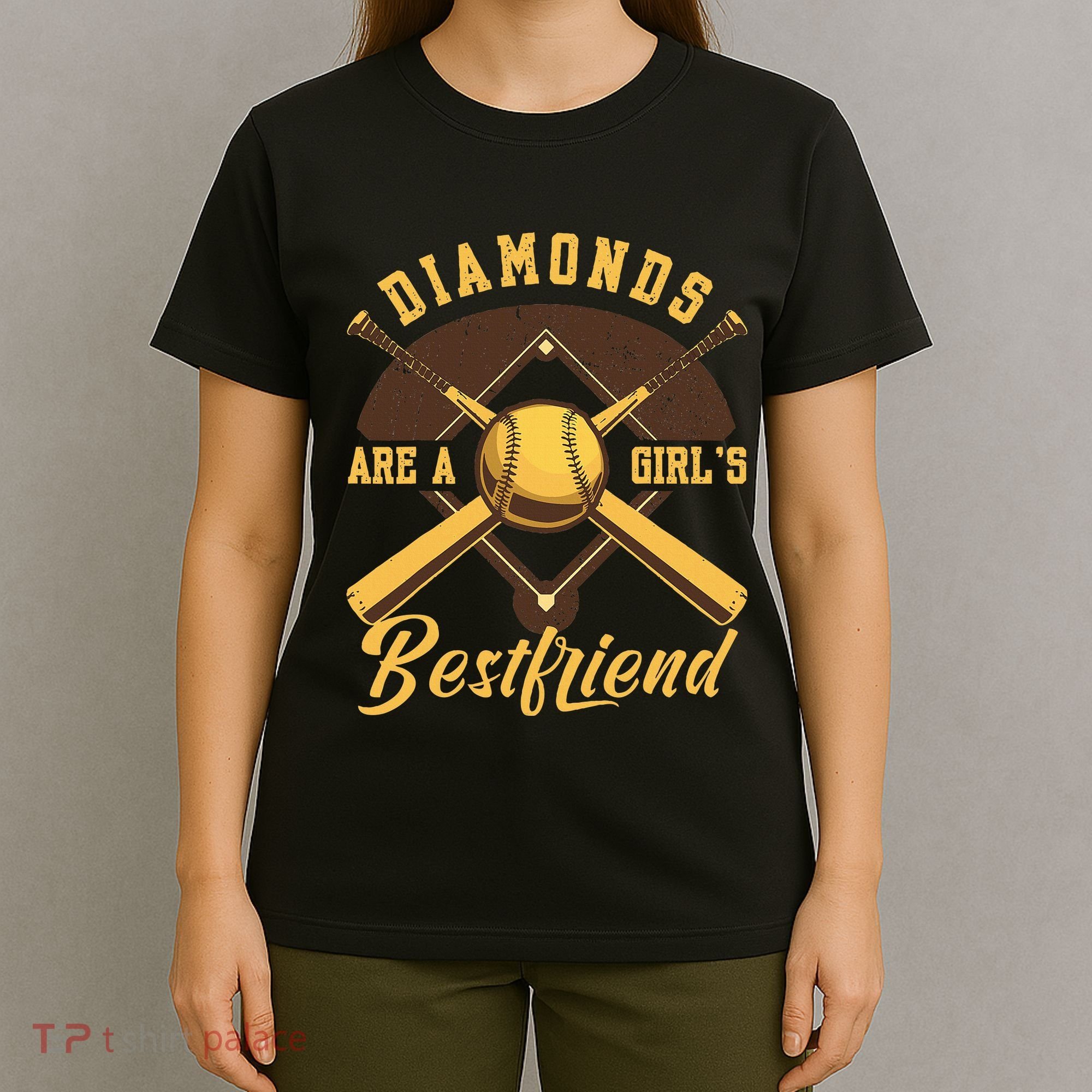 Diamonds Are A Girl Best Friend Friendship Bestfriend T-Shirt