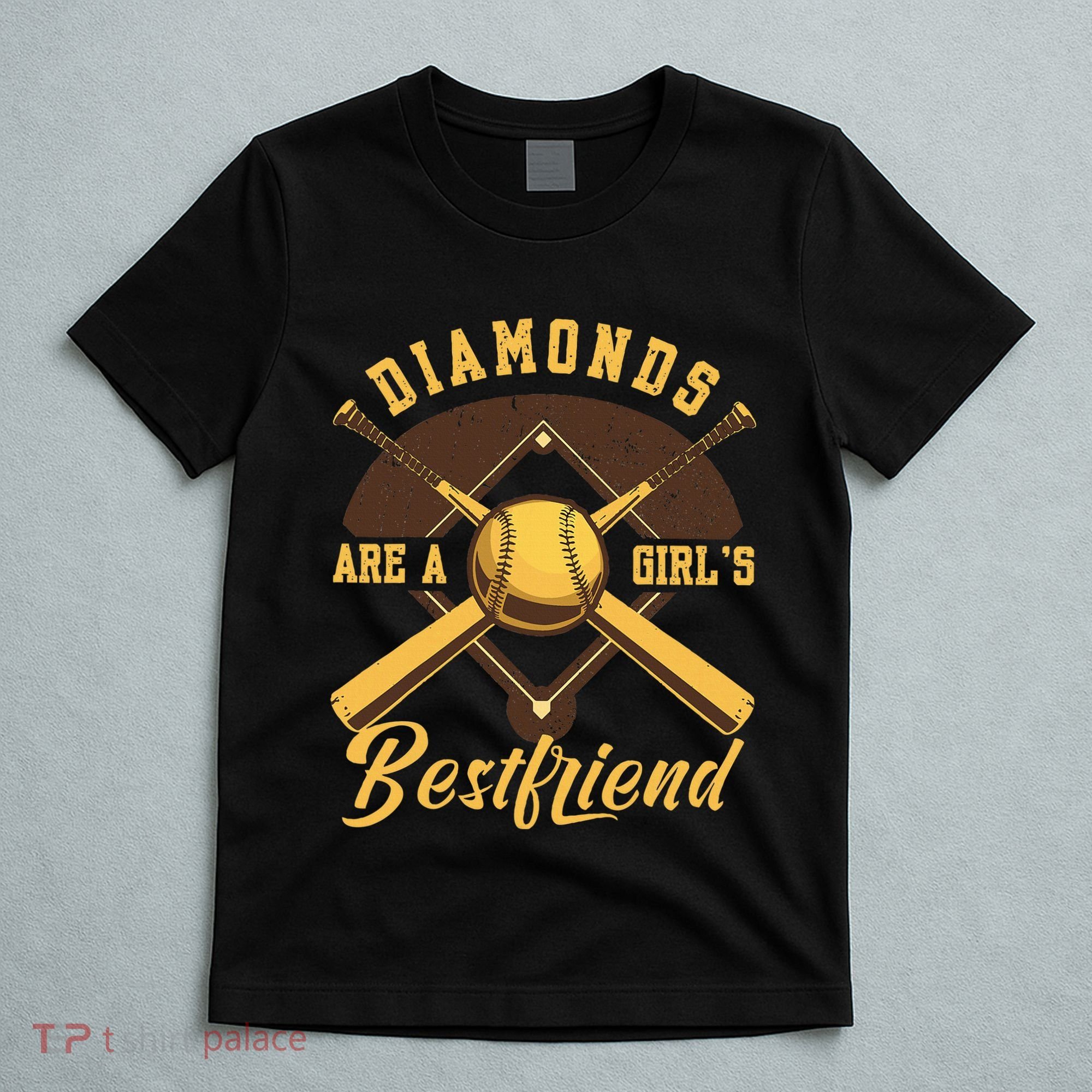 Diamonds Are A Girl Best Friend Friendship Bestfriend T-Shirt