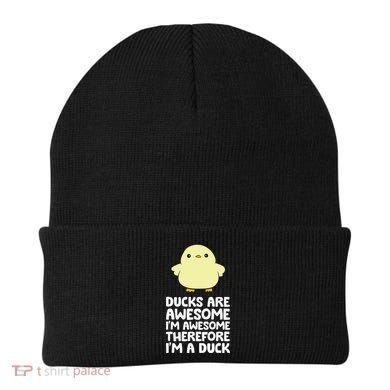 Ducks Are Awesome. I'm Awesome Therefore I'm a Duck Beanie