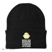 Ducks Are Awesome. I'm Awesome Therefore I'm a Duck Beanie thumb 0