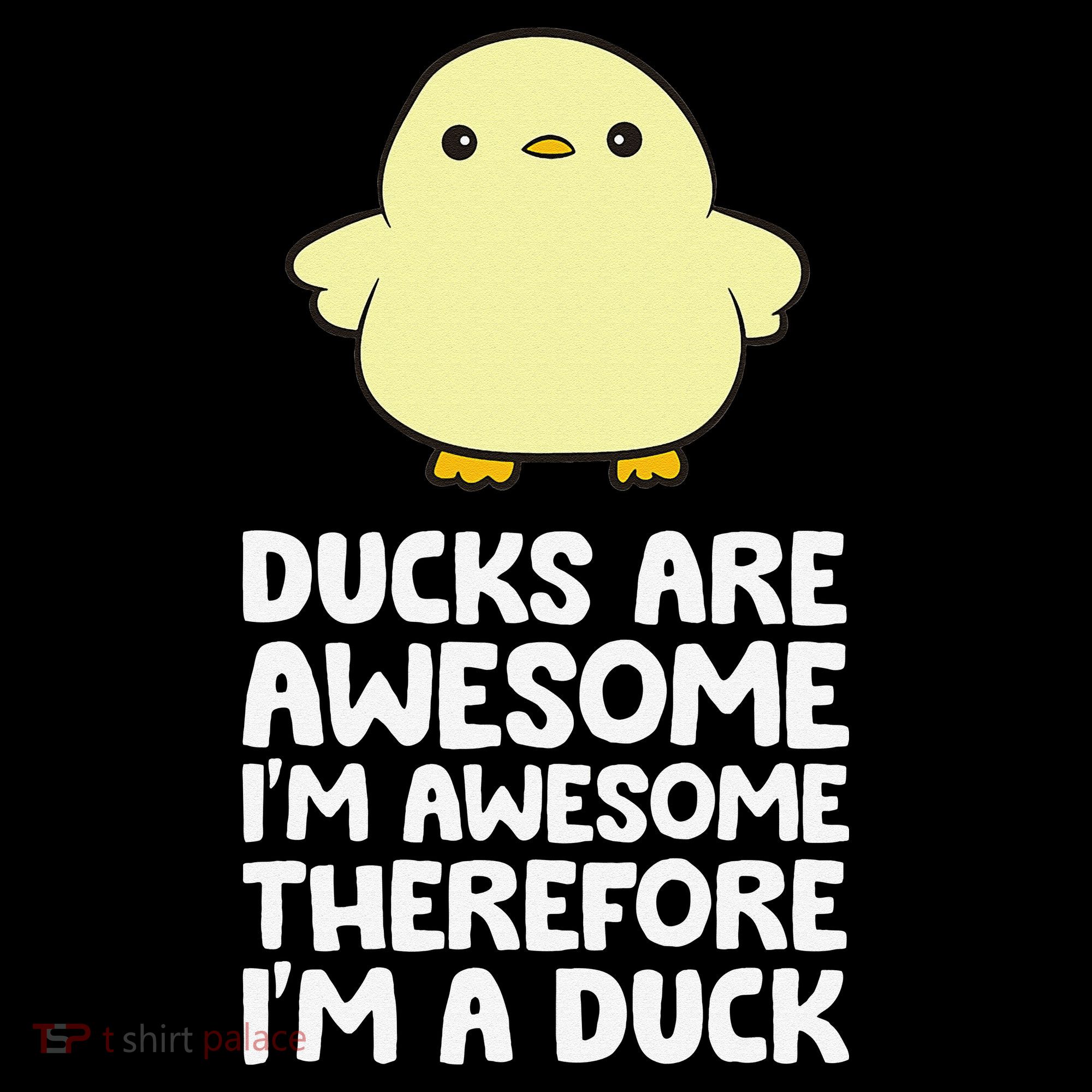 Ducks Are Awesome. I'm Awesome Therefore I'm a Duck Women's Hoodie