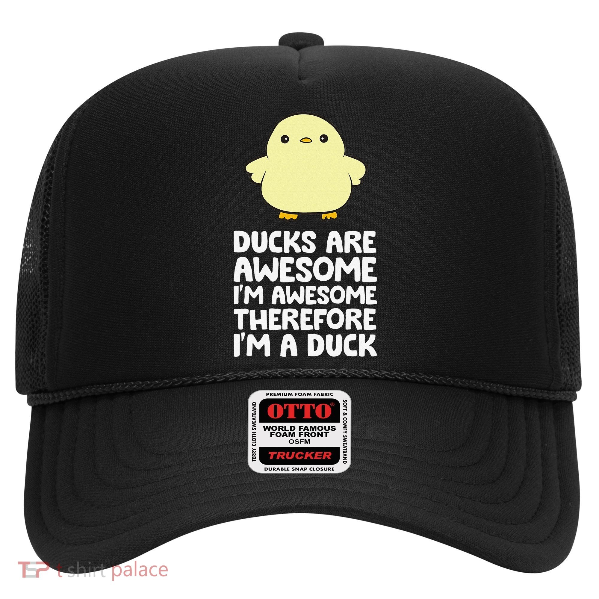 Ducks Are Awesome. I'm Awesome Therefore I'm a Duck Hat