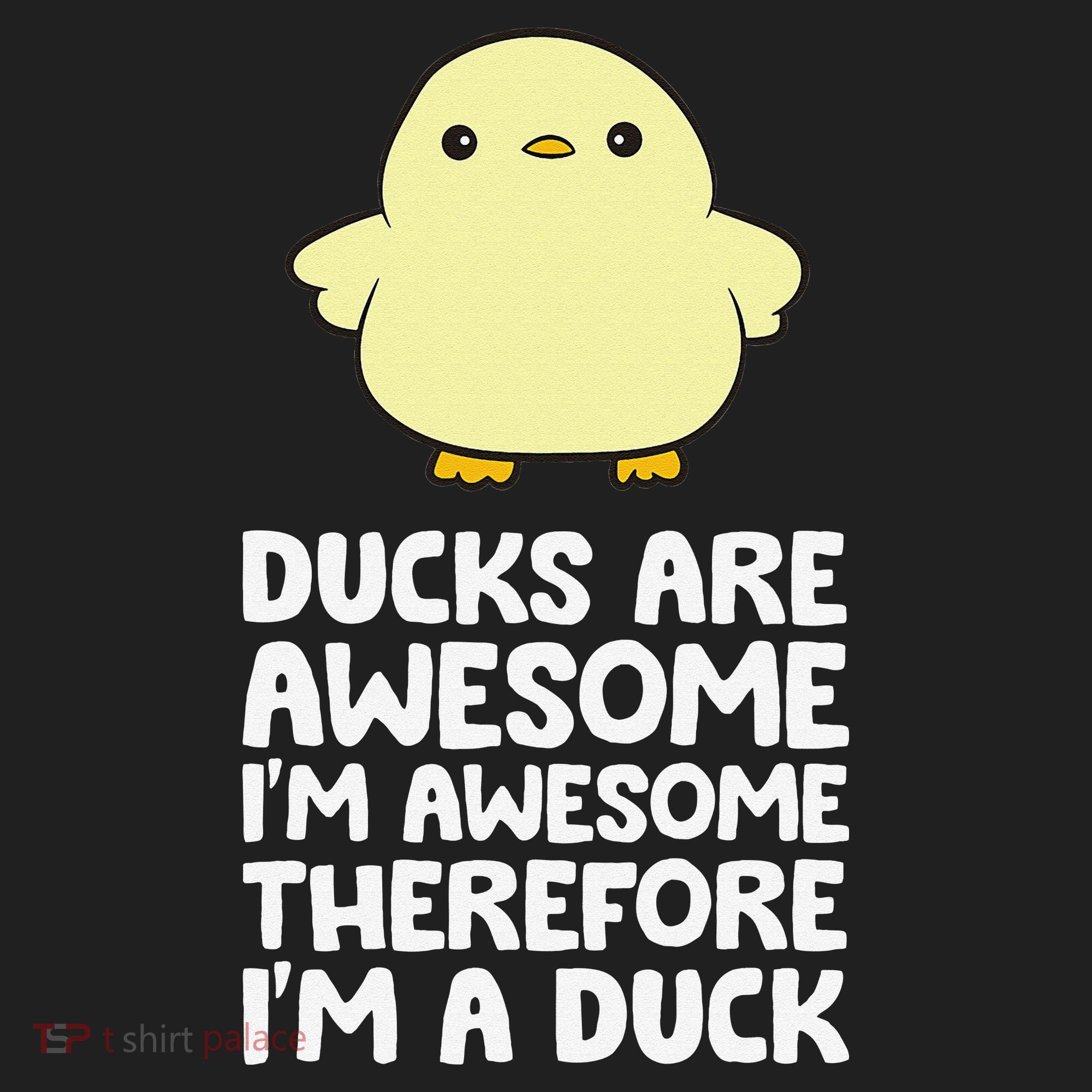 Ducks Are Awesome. I'm Awesome Therefore I'm a Duck Golf Towel