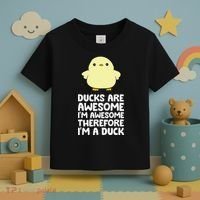 Ducks Are Awesome. I'm Awesome Therefore I'm a Duck Toddler T-Shirt thumb 3