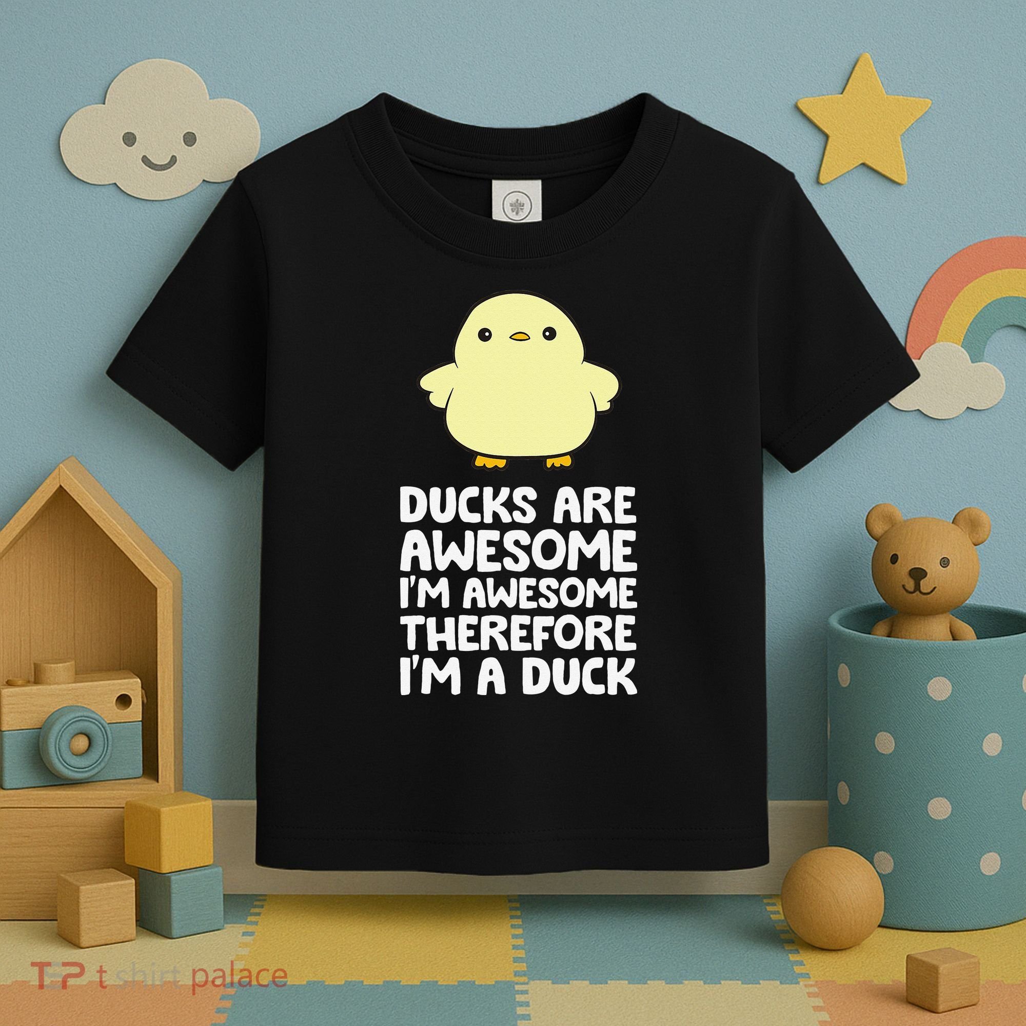 Ducks Are Awesome. I'm Awesome Therefore I'm a Duck Toddler T-Shirt