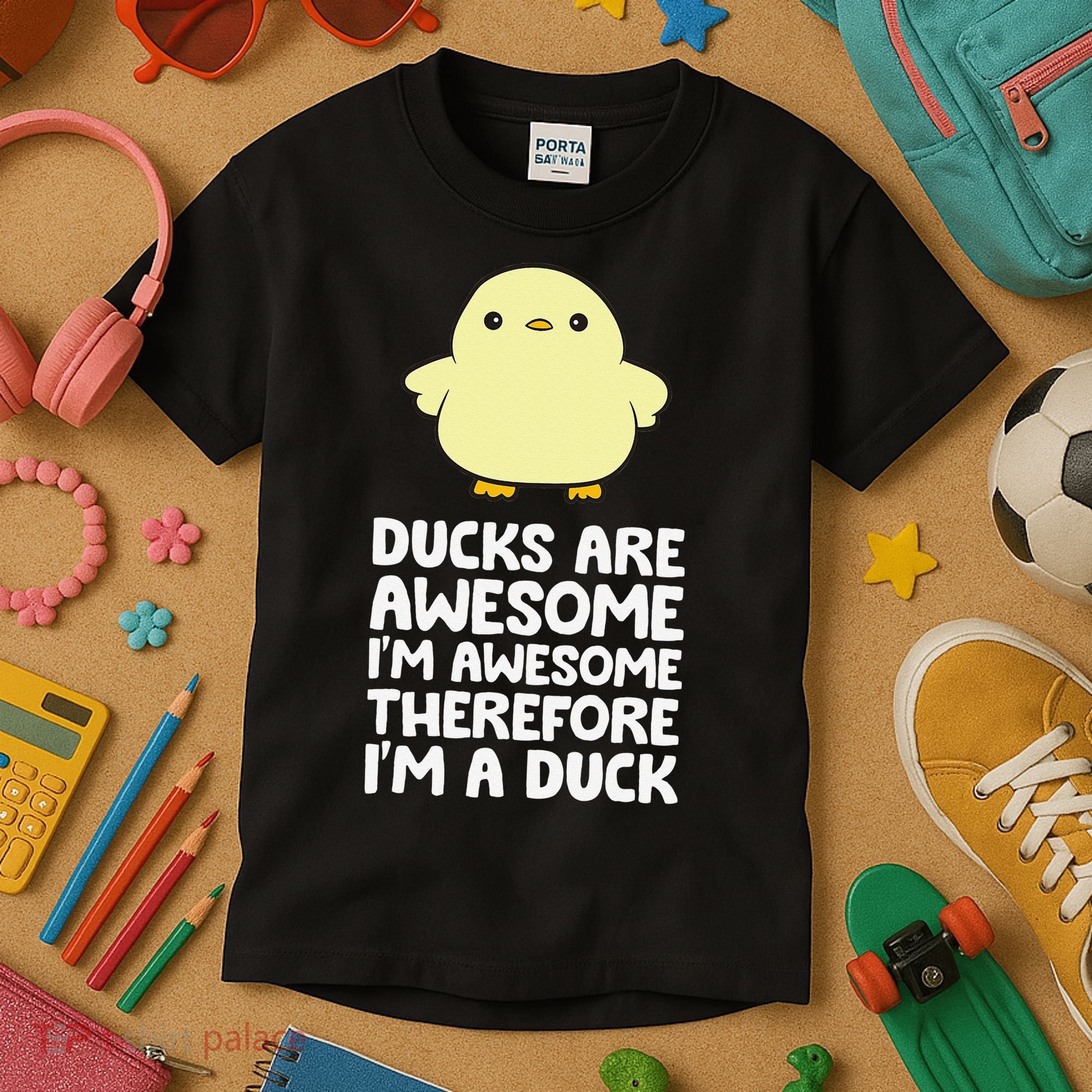 Ducks Are Awesome. I'm Awesome Therefore I'm a Duck Kids T-Shirt
