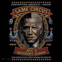 Destroying America Again Same Circus Just A Different Clown Backpack thumb 2