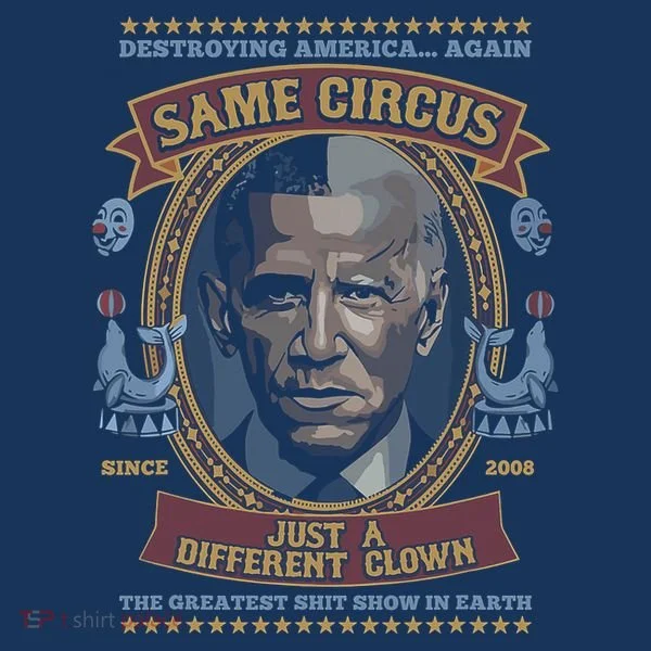 Destroying America Again Same Circus Just A Different Clown Women's Long Sleeve Shirt