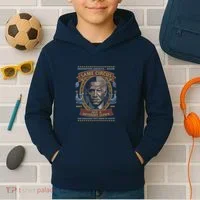 Destroying America Again Same Circus Just A Different Clown Kids Hoodie thumb 2