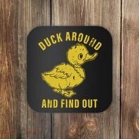 Duck Around And Find Out Coaster thumb 0