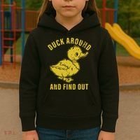 Duck Around And Find Out Kids Hoodie thumb 3
