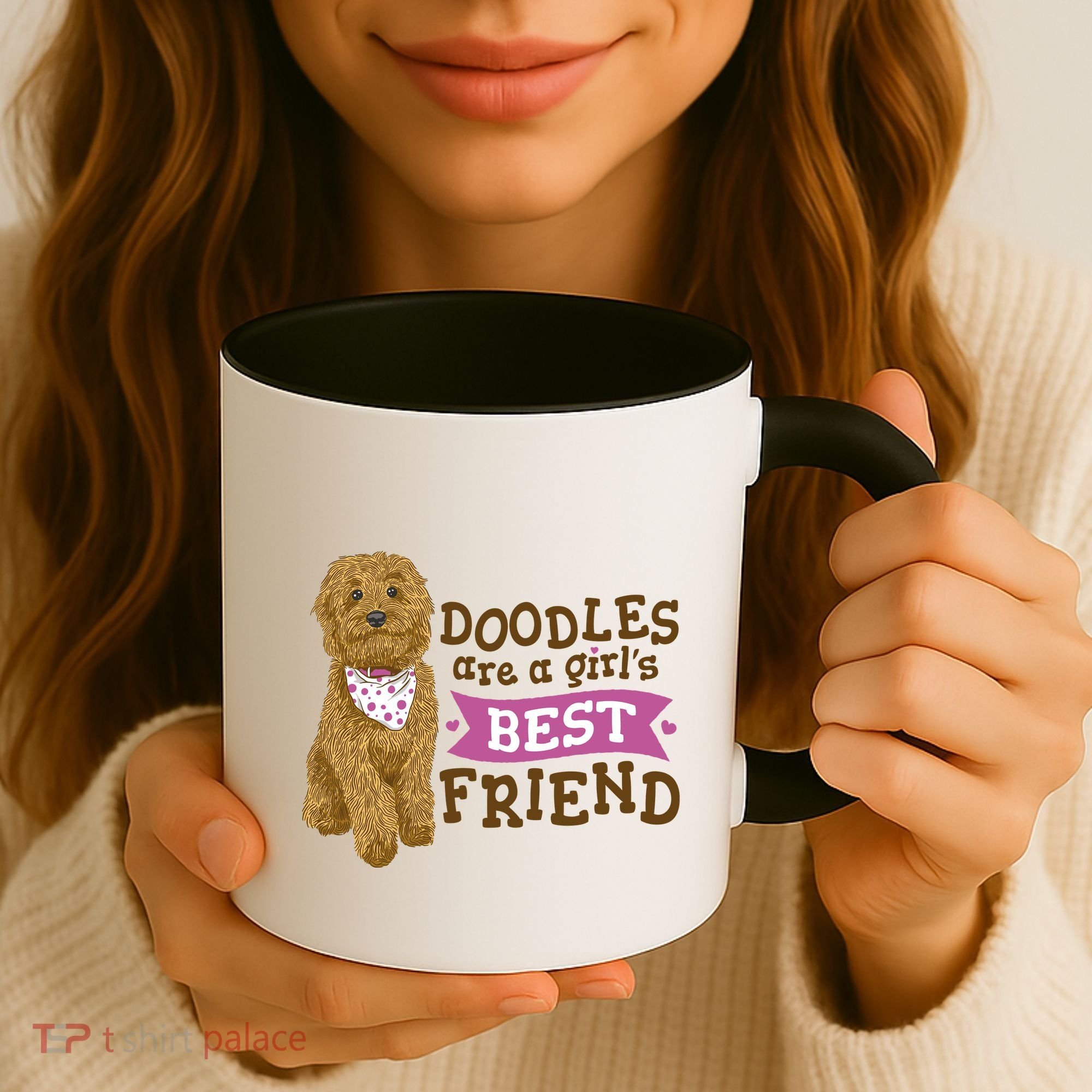 Doodles Are A Girls Best Friend Coffee Mug