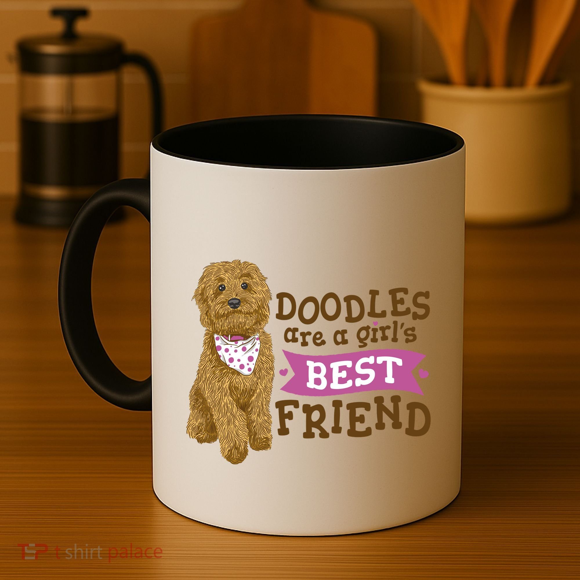Doodles Are A Girls Best Friend Coffee Mug