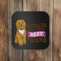 Doodles Are A Girls Best Friend Coaster thumb 0