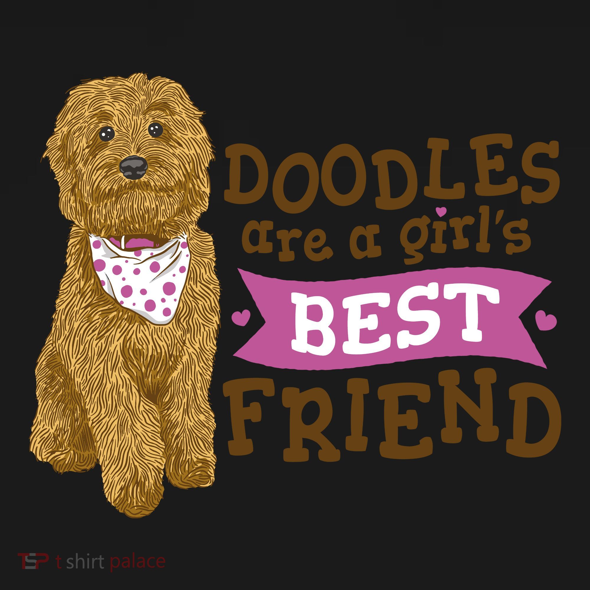 Doodles Are A Girls Best Friend Women's Hoodie