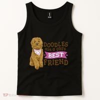 Doodles Are A Girls Best Friend Tank Top thumb 2