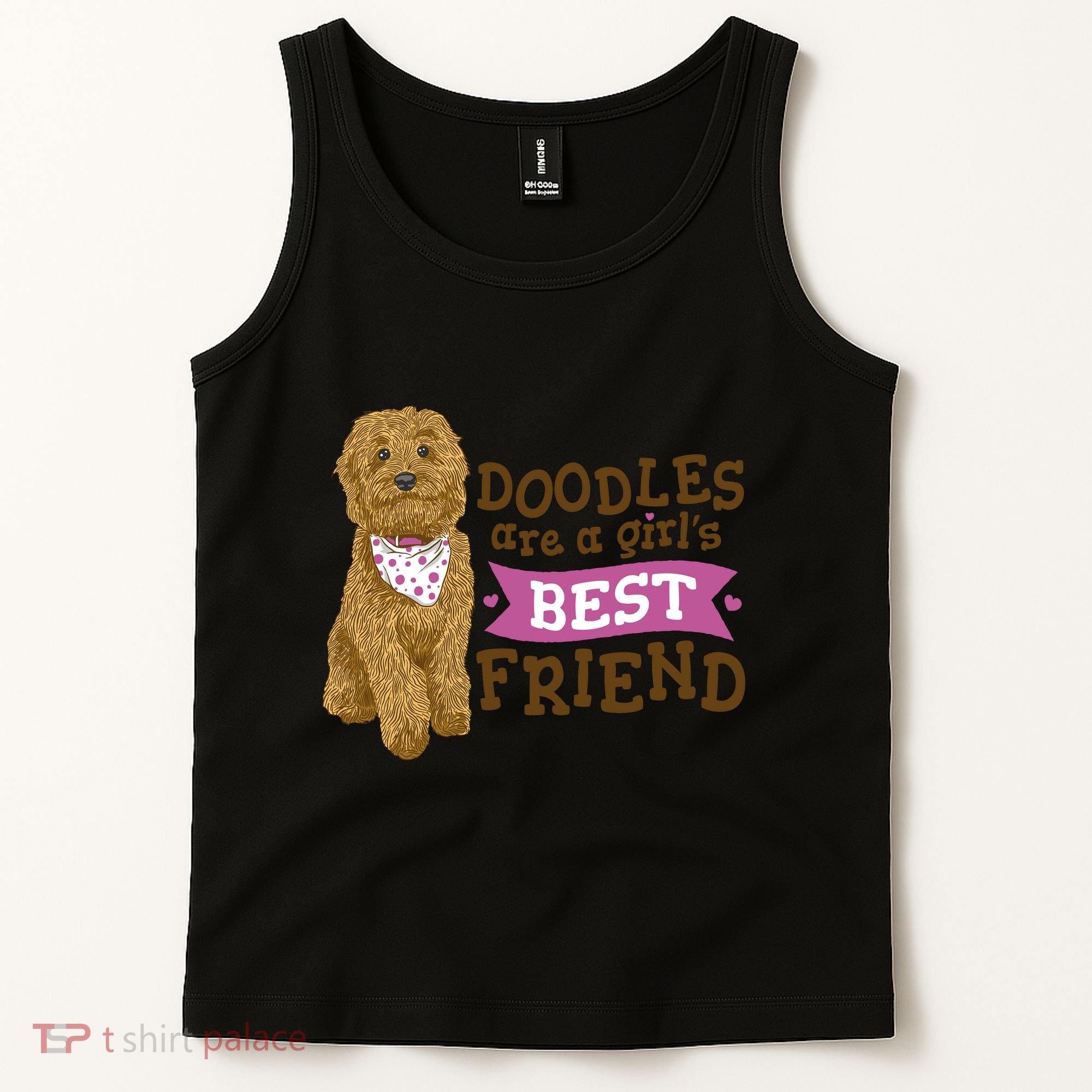 Doodles Are A Girls Best Friend Tank Top