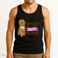 Doodles Are A Girls Best Friend Tank Top thumb 3