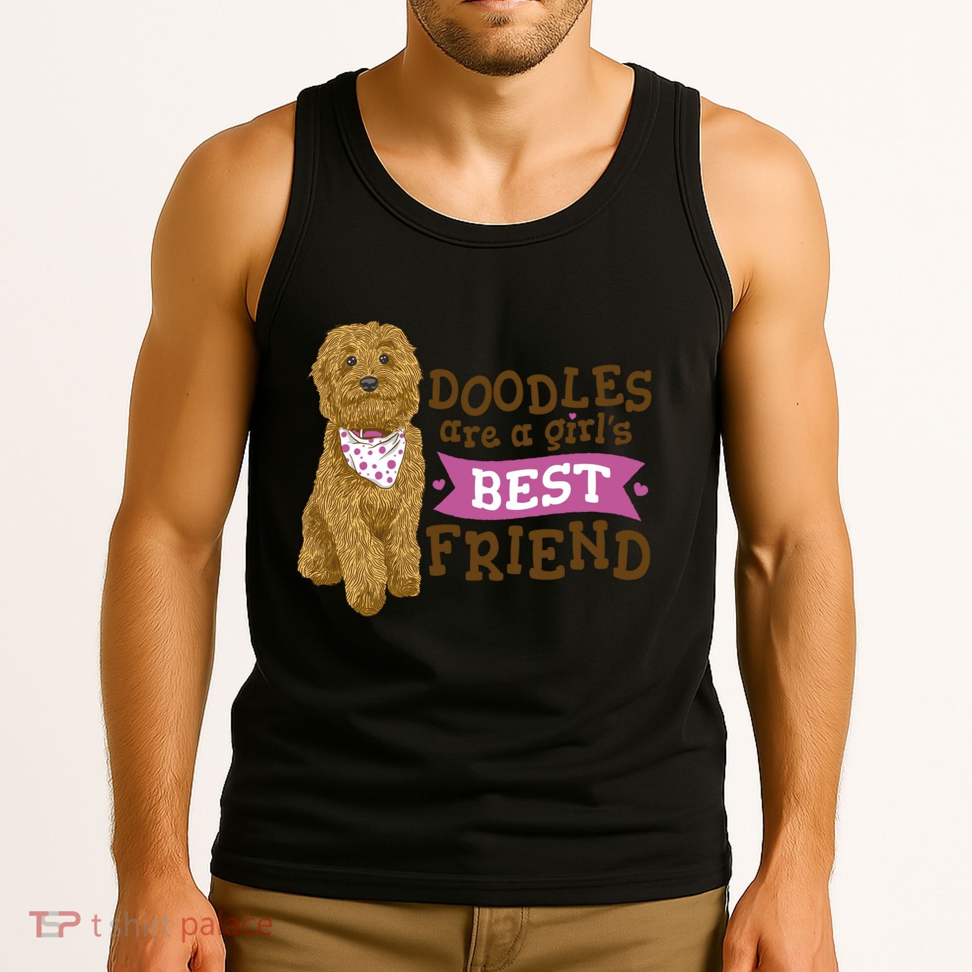 Doodles Are A Girls Best Friend Tank Top