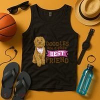 Doodles Are A Girls Best Friend Tank Top thumb 4