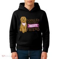 Doodles Are A Girls Best Friend Kids Hoodie thumb 4
