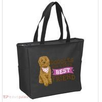 Doodles Are A Girls Best Friend Tote Bag thumb 2