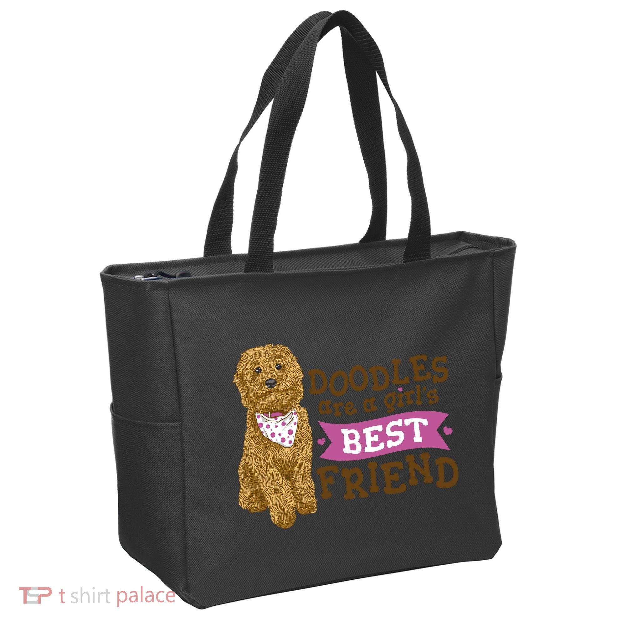 Doodles Are A Girls Best Friend Tote Bag