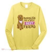 Doodles Are A Girls Best Friend Long Sleeve Shirt thumb 0