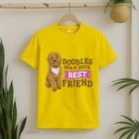 Doodles Are A Girls Best Friend T-Shirt thumb 2