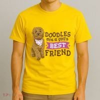 Doodles Are A Girls Best Friend T-Shirt thumb 3