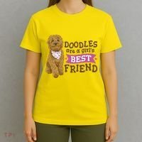 Doodles Are A Girls Best Friend T-Shirt thumb 4