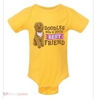 Doodles Are A Girls Best Friend Baby Bodysuit thumb 0