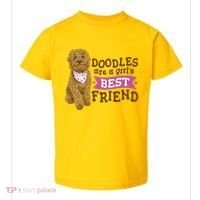 Doodles Are A Girls Best Friend Toddler T-Shirt thumb 0