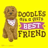 Doodles Are A Girls Best Friend Toddler T-Shirt thumb 2