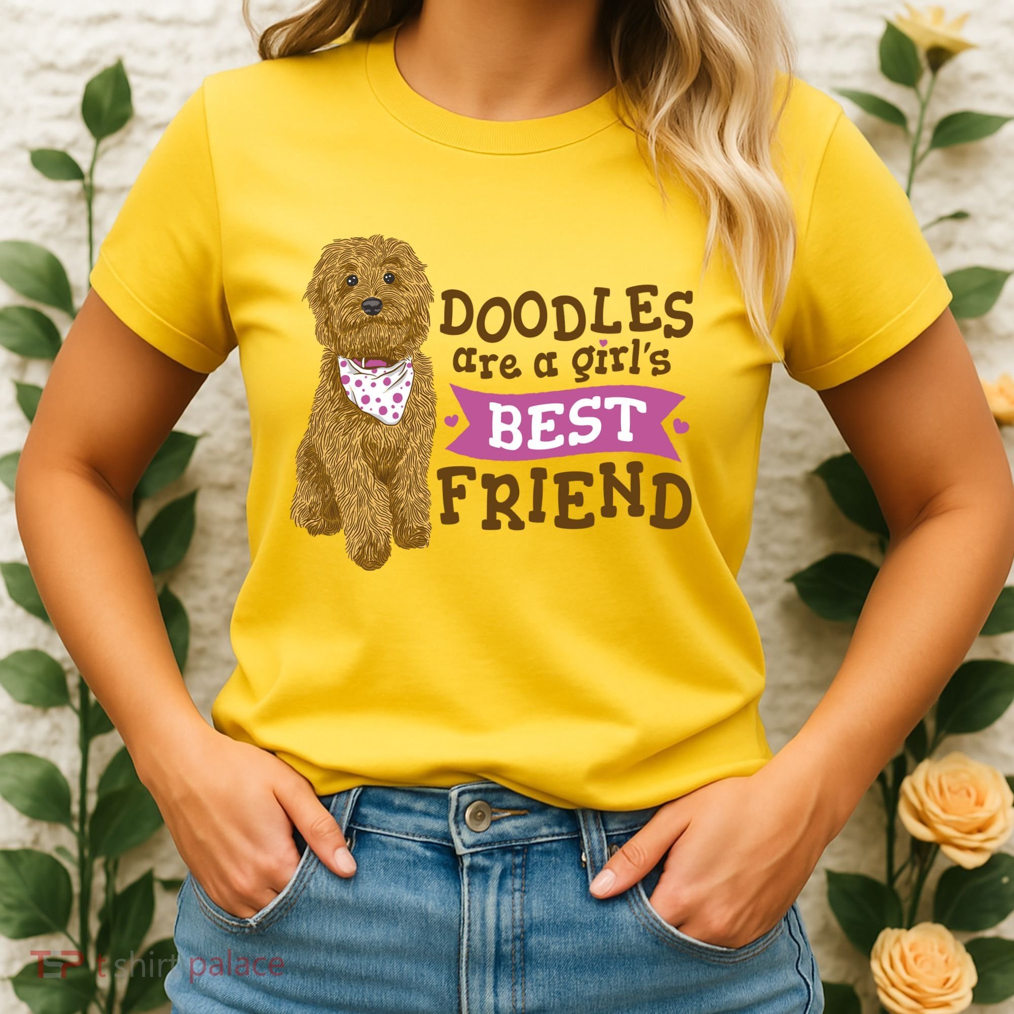 Doodles Are A Girls Best Friend Women's T-Shirt