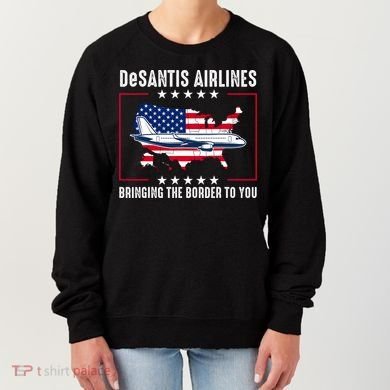 DeSantis Airlines American US Flag Women's Sweatshirt