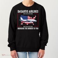 DeSantis Airlines American US Flag Women's Sweatshirt thumb 0