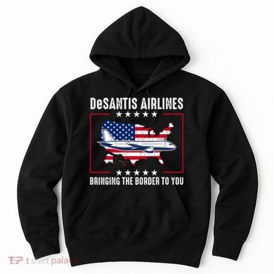 DeSantis Airlines American US Flag Hoodie