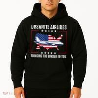 DeSantis Airlines American US Flag Hoodie thumb 2