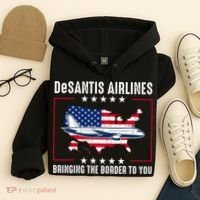 DeSantis Airlines American US Flag Hoodie thumb 4