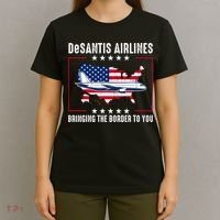 DeSantis Airlines American US Flag T-Shirt thumb 4