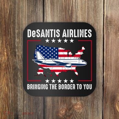 DeSantis Airlines American US Flag Coaster